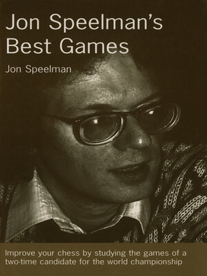 cover image of Jon Speelman's Best Games